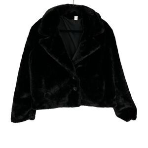 Reversible Faux Fur Jacket - Size XL